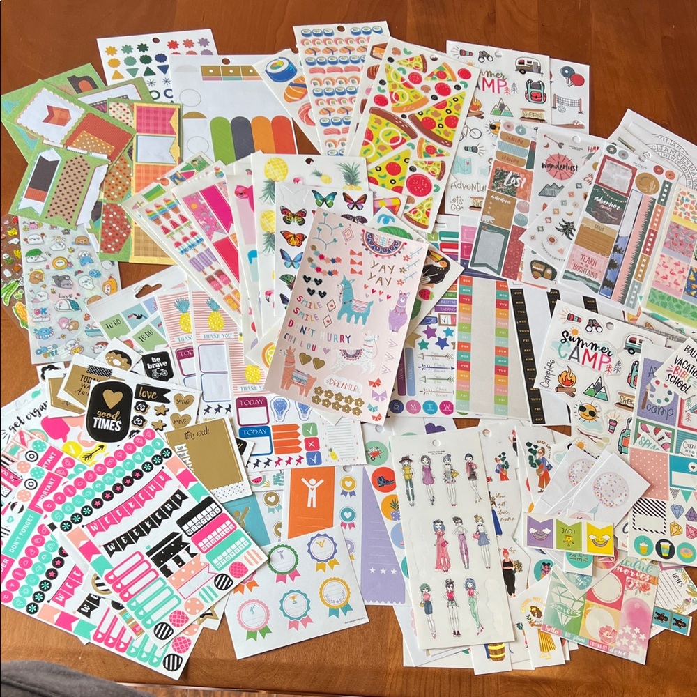 Stickers Over 105 Sheets Bundle #1